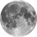 Self-Adhesive Non-Woven Wallpaper / Wall Tattoo - Moon - Size 125 X 125 Cm