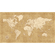 Non-Woven Wallpaper - Vintage World Map - Size 500 X 280 Cm